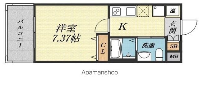 CASSIA豊中三国の間取り写真
