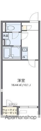 レオネクスト新組　Ⅱ[1K/31.21m2]の間取図