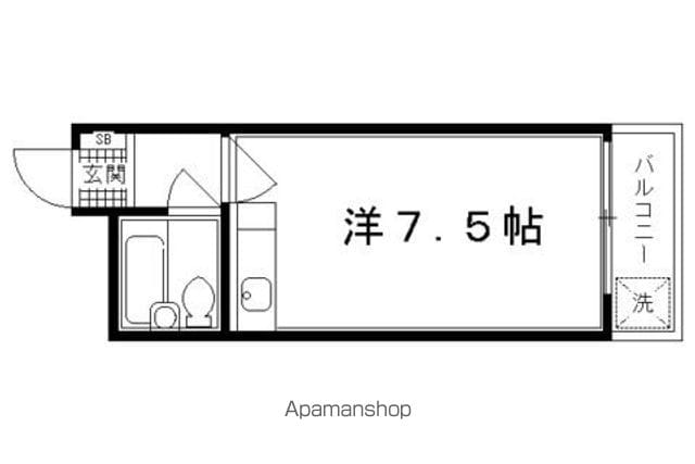 SINGLE QUARTERS 西賀茂の間取り写真