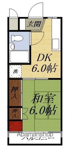 コーポシルクロードの間取り写真