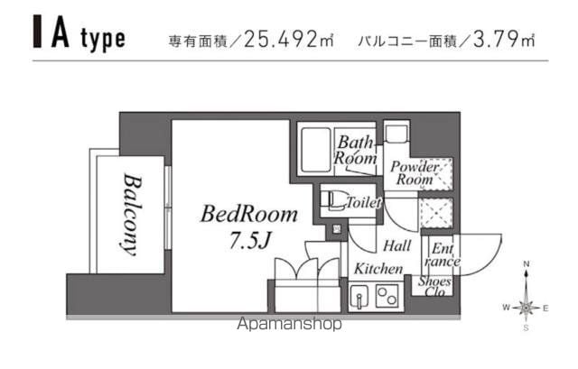 ZOOM池袋WESTの間取り写真