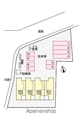 グラン　ソフィア[2LDK/60.5m2]の配置図