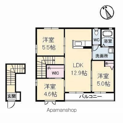 パークビレッジ　Ｂ棟[3LDK/65.99m2]の間取図