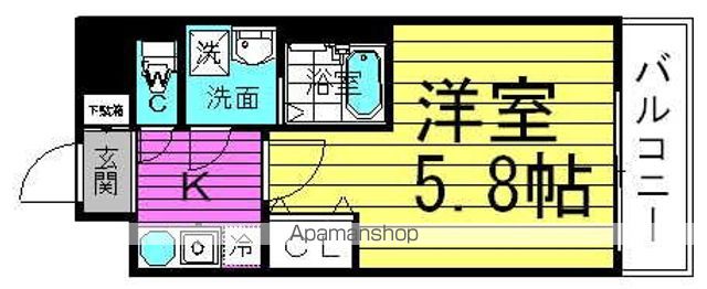 サムティ梅田インターコアの間取り写真