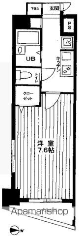 スカイコート渋谷初台の間取り写真