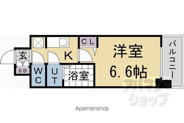 ファステート京都西院パールの間取り写真