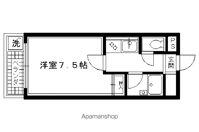 コスモハイツ河原町の間取り写真