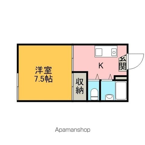 総武・中央緩行線 本八幡駅 徒歩15分 2階建 築36年の間取り写真