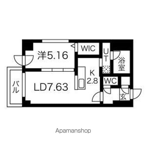 SーRESIDENCE近代美術館前の間取り写真