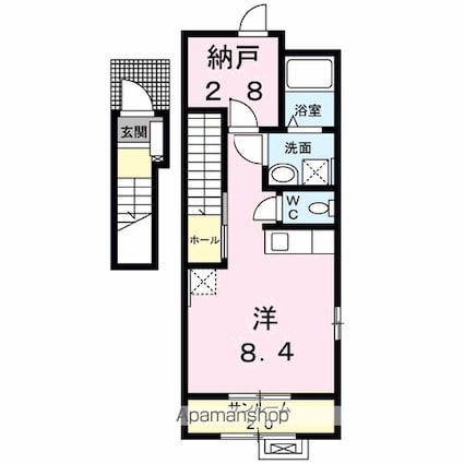 アクティブシティ[1R/34.16m2]の間取図