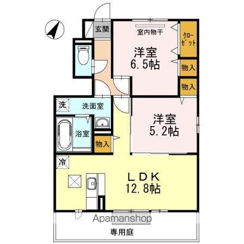 ブランシュールの間取り写真