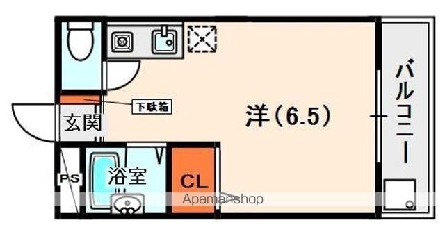 シャンテー長尾家具の間取り写真