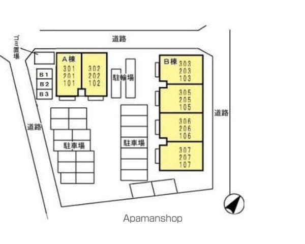 エスポアール１８　Ａ棟 201 ｜ 福岡県糟屋郡新宮町新宮東５丁目9-1（賃貸アパート2LDK・2階・52.16㎡） その23