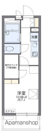 レオパレスシンシア デュークの間取り写真