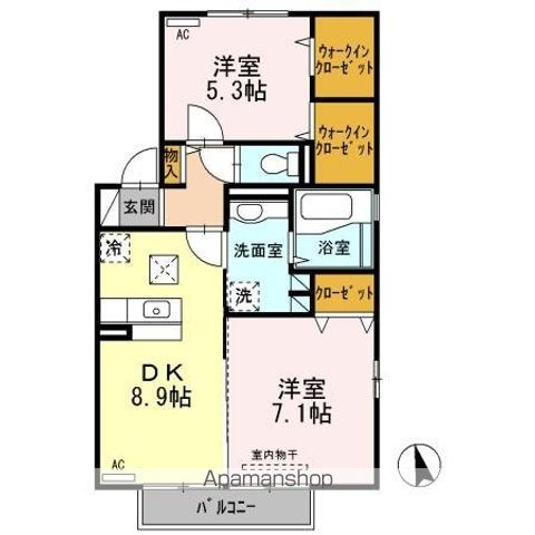 シャトル VIVI Aの間取り写真