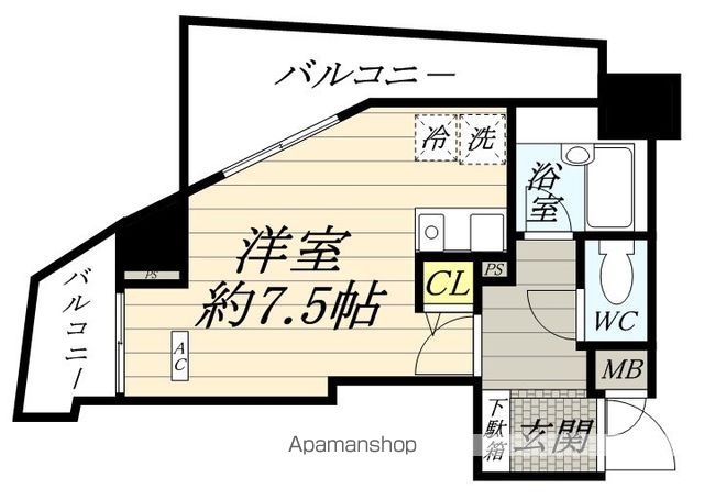 メインステージ本駒込駅前の間取り写真