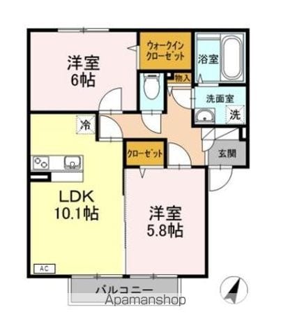 コトー Cの間取り写真
