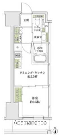 ザ・パークハビオ同心プレイスの間取り写真