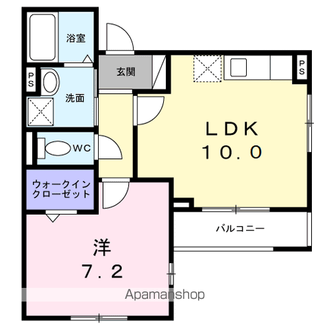 【メゾン　ド　トレフルの間取り】