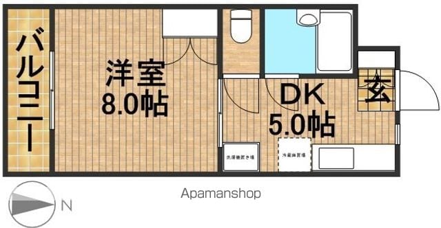 マンションリーフIIの間取り写真
