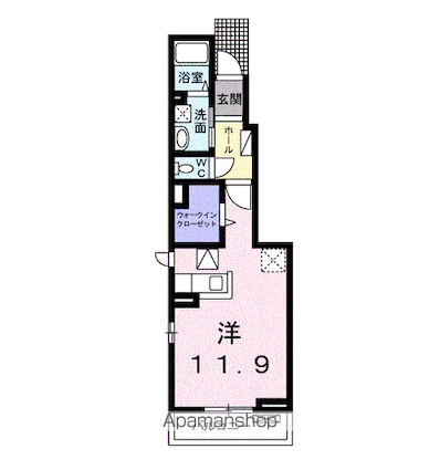 ユニバースハウスⅡ[1R/32.94m2]の間取図