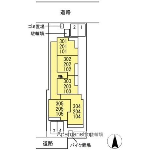 アピソ・ソレイユ 204 ｜ 神奈川県川崎市高津区新作４丁目16-7（賃貸アパート2LDK・2階・59.45㎡） その25