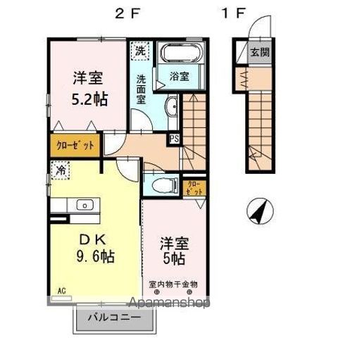 シャレードの間取り写真