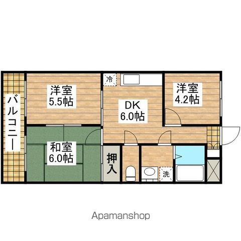 三鷹市新川のマンションの間取り