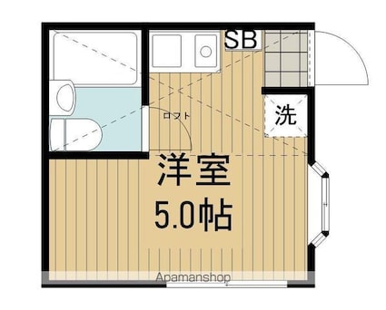 東京都杉並区阿佐谷南２丁目[1R/12m2]の間取図