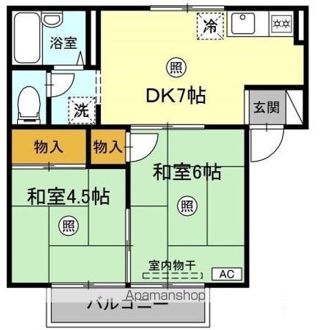ノーブルハウス A棟の間取り写真