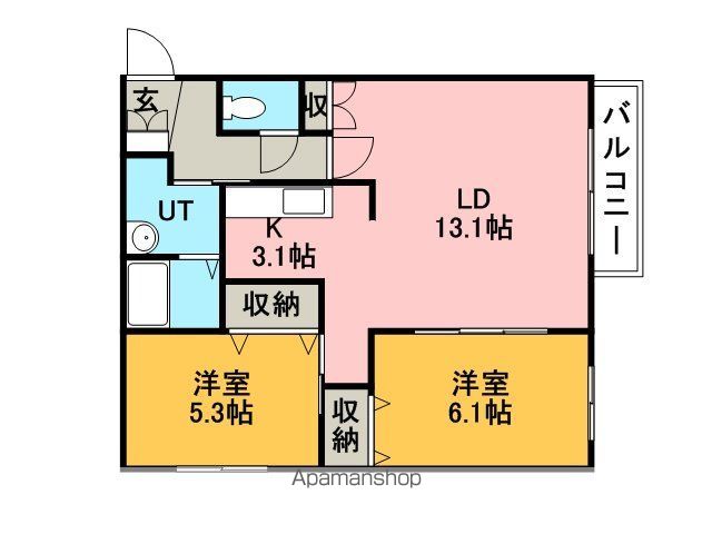 パークコート西宮の沢の間取り写真