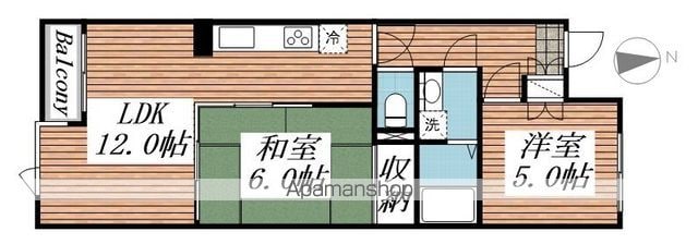 プレセランス・郡山の間取り写真