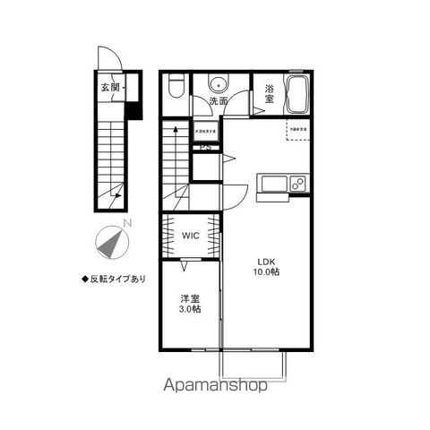 DーROOM蓬莱の間取り写真