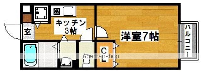 パセオ三国ヶ丘の間取り写真