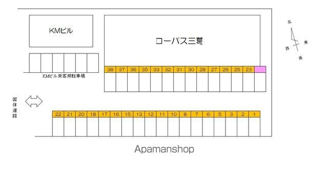 和歌山県和歌山市三葛[事務所/62.8m2]の配置図