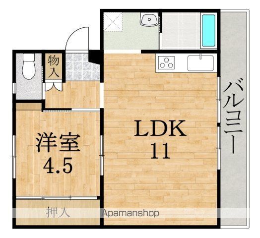 ビレッジハウス大淀2号棟の間取り写真