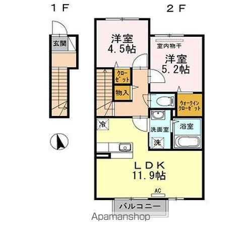 ARCHE Kの間取り写真