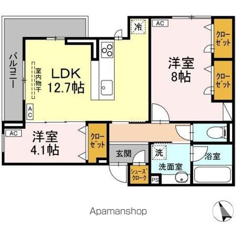 CASA DE MANA 吉祥寺 1の間取り写真