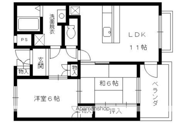 JP京都向島レジデンスの間取り写真