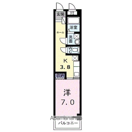 フォーム[1K/30.25m2]の間取図