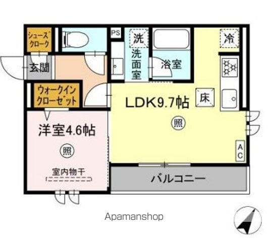 DーROOMサンライズ A棟の間取り写真