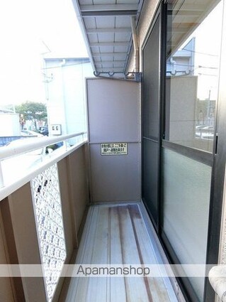 ヴァンセーヌ今村　Ａ棟[1R/20m2]のバルコニー