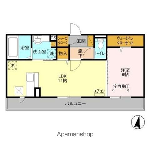 同じ建物の物件間取り写真 - ID:212045869550