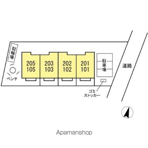 ルミナーレⅠ 101 ｜ 神奈川県藤沢市下土棚1021-1（賃貸アパート1LDK・1階・38.24㎡） その23