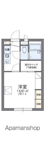 レオパレスGreen Hillの間取り写真
