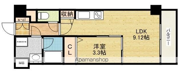 ルミネソレイユ江坂の間取り写真