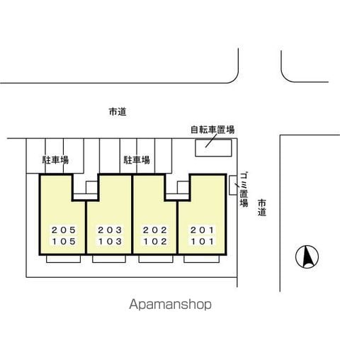 コーポリンクル　Ａ 103 ｜ 千葉県松戸市新松戸６丁目243-2（賃貸アパート2LDK・1階・63.78㎡） その28