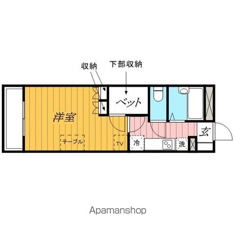 レオパレススカイステージ稲毛の間取り写真