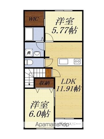 メゾンマーズの間取り写真