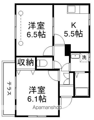 三鷹シャンテの間取り写真